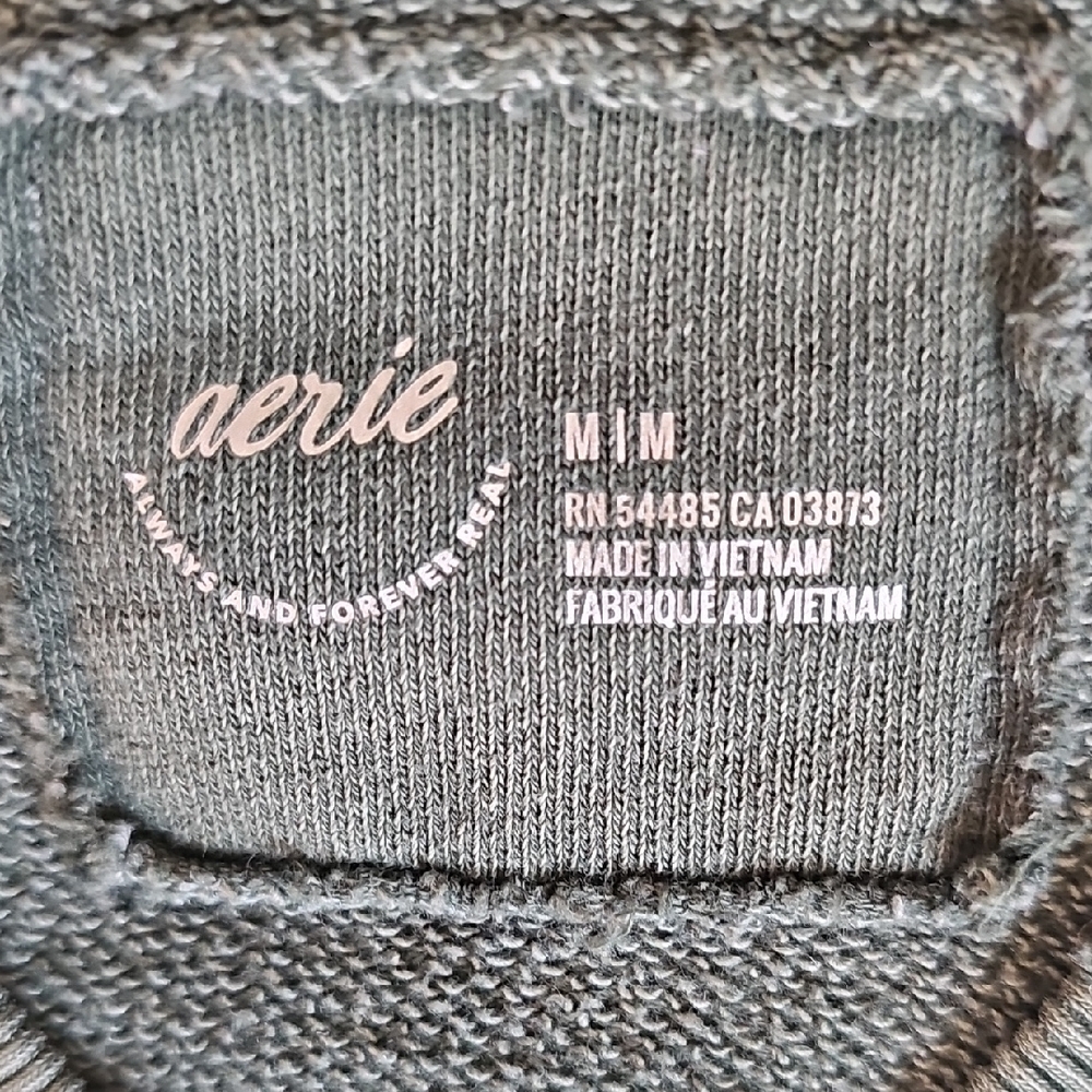 Aerie Forest Green Two Tone V-Neck Pullover-trendy,like New Condition! - Picture 4 of 8